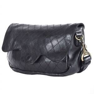 NEW SPAGHETTI WESTERN women's diamond pattern crossbody bag in black